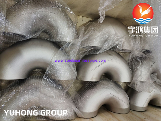 ASTM B366 AL6XN NO8367 Nickel Alloy Butt Weld Fitting 90Deg Elbow