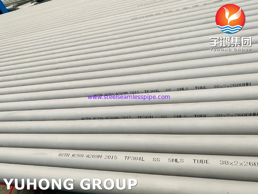 Stainless Steel Seamless Tube ASTM A269 TP304L Heat Exchangers Chemical