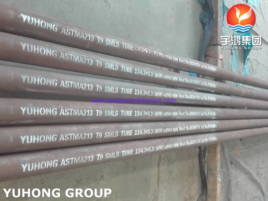 ASTM A213 / ASME SA213 Gr T9 Boiler Tube Ferritic Alloy Steel Seamless Tube