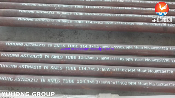 ASTM A213 / ASME SA213 Gr T9 Boiler Tube Ferritic Alloy Steel Seamless Tube