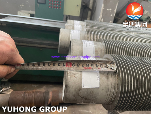 ASTM A312 TP304H Stainless Steel High Frequency Welded / HFW Finned Tube