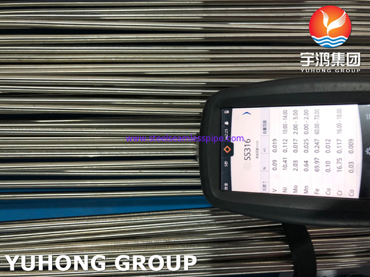 Bright Annealed Seamless Stainless Steel Tube ASTM A270 TP316L 1.4404 S31603