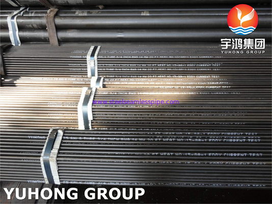 ASTM A213 Grade T5 Alloy Steel Seamless Tube Black Painted For Heat Exchanger