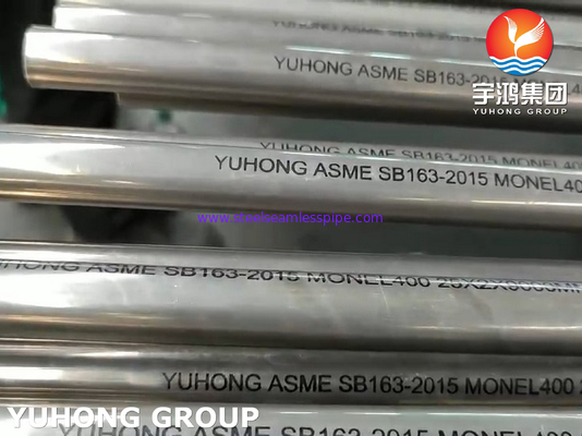 ASME SB163 UNS N04400 Monel 400 Nickel Alloy Seamless Tube