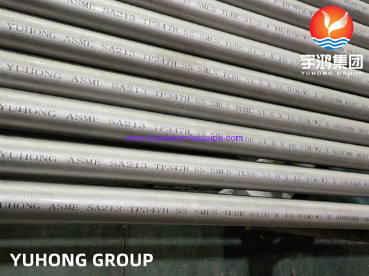 A213 TP347H Stainless Steel Seamless Tube For Chemical Heat Exchanger