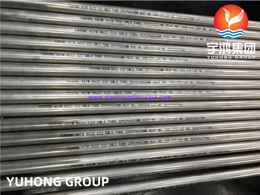 ASTM B622 C22 SMLS Tube NO6022 Hastelloy Nickel Alloy Steel Tube