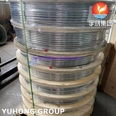 ASTM A269 TP316L Stainless Steel Seamless Coil Tube , BA Convection Tube Coil