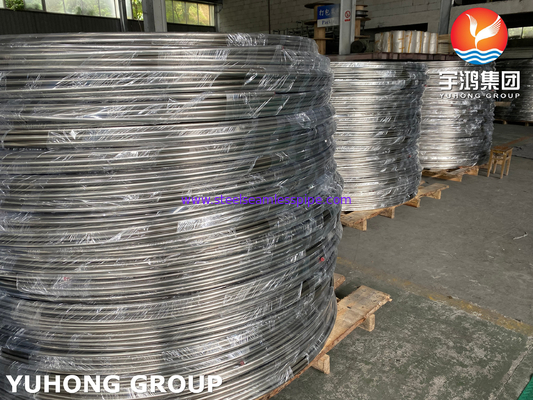 ASTM A269 TP316L Stainless Steel Seamless Coil Tube , BA Convection Tube Coil