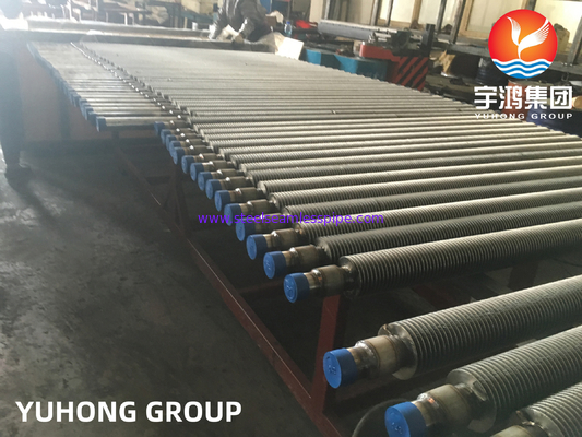 ASTM A213 T5 T11 T12 Alloy Steel HFW Finned Tube For Heat Exchanger