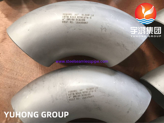 ASTM B366 C276 , NO10276 Nickel Alloy Steel Elbows Codos