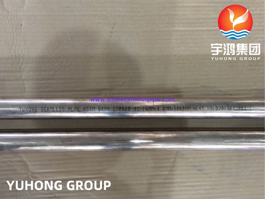 ASTM B466 C70600 90% Cu 10% Ni Seamless Copper Nickel Alloy Tube