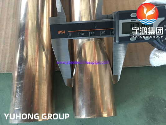 ASTM B466 C70600 90% Cu 10% Ni Seamless Copper Nickel Alloy Tube