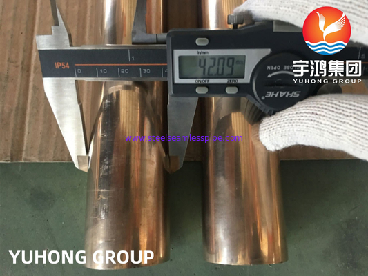 Copper Nickel Alloy Steel Seamless Pipe ASTM B466 C70600 Cooling Unit