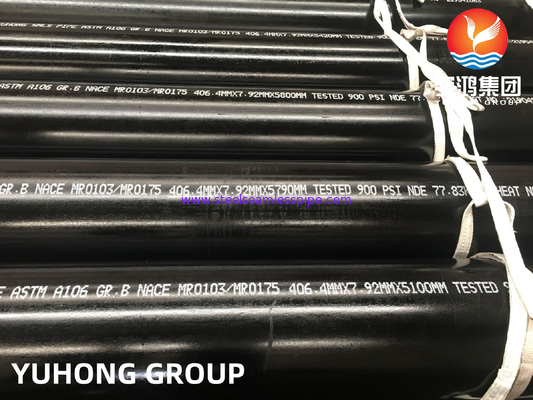 Carbon Steel Seamless Pipe ASTM A106 Gr B   Oil Gas Chemical Heating Power Plant