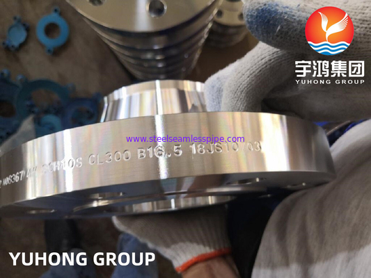 ASTM B462 UNS N08367 AL6XN Forged Stainless Steel Flange for Food Processing