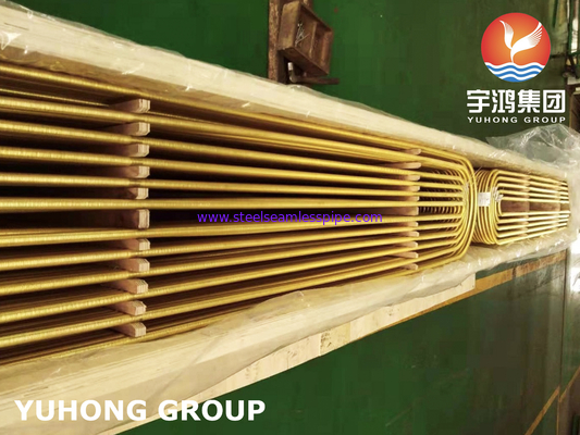B111 C68700 Aluminium Brass o61 Annealed U Bend Tube Copper Alloy Cold Drawn