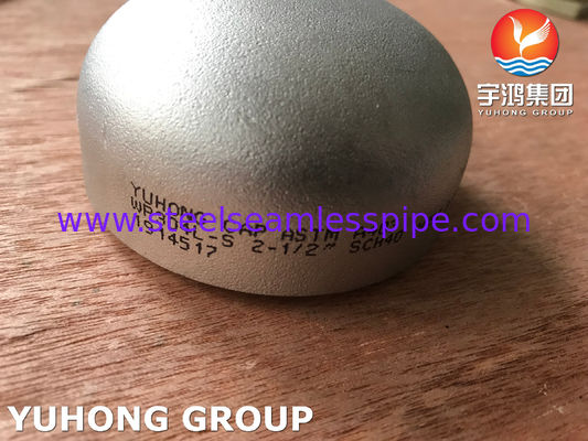 A403 WP304L-S Cap, B16.9 Low-Carbon Stainless Steel Butt Weld Fitting For Hydraulic Engineering