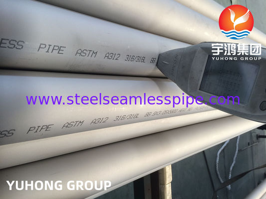 Tubos de Acero Inoxidable Sin Costura ASME SA312 ASTM A312 TP304L  TP316L PICKLED AND ANNEALED