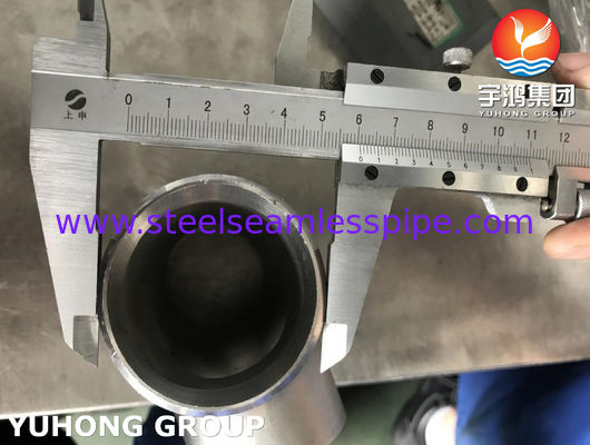 ASTM A815 UNS S31803 Duplex Stainless Steel Butt Weld Equal Tee with ASME B16.9 Dimensions