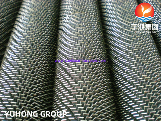 Welded Helical Spiral Serrated Finned Tube HFW Fin Tube For Heat Exchanger