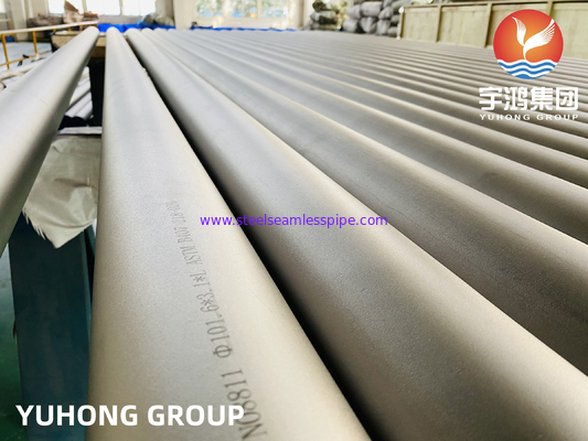 Solid Hot Finished Incoloy Pipe 8&quot; SCH40S 6M Welded Alloy Steel Seamless Pipe B163 B407  N8800 N8810