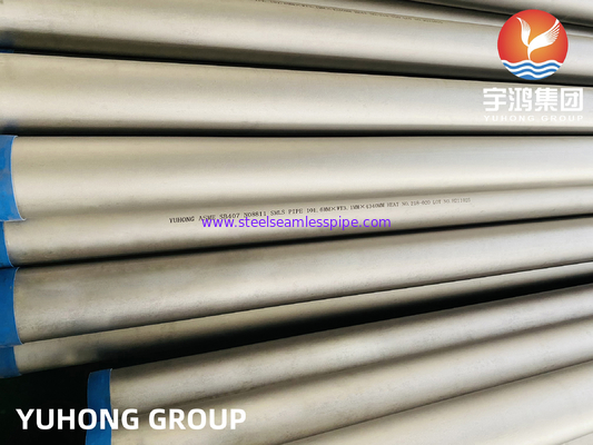 Solid Hot Finished Incoloy Pipe 8&quot; SCH40S 6M Welded Alloy Steel Seamless Pipe B163 B407  N8800 N8810