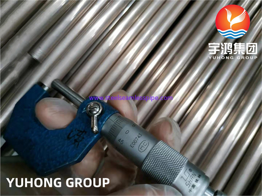 90/10 Copper-nickel Alloy Seamless Tube , ASTM B111 C70600 , Apply To Offshore And Marine Engineering