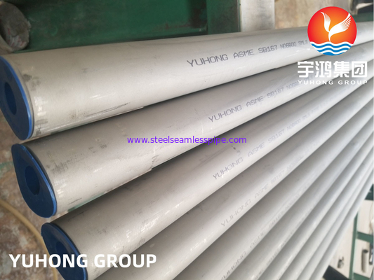 Nickel Seamless Tube ASME SB167 Alloy 600 Chemical Processing Aerospace