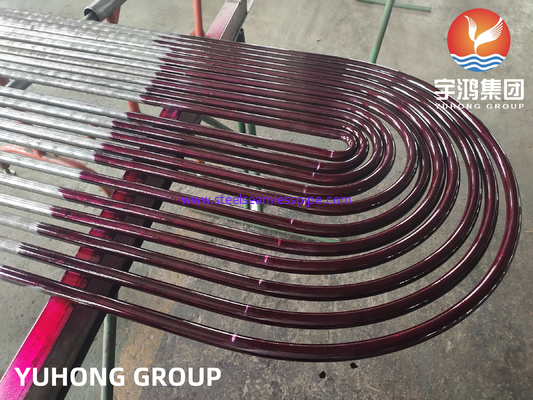 SA213 / SA213 Seamless U Bend Tube Wall Thicknes For Heat Exchanger