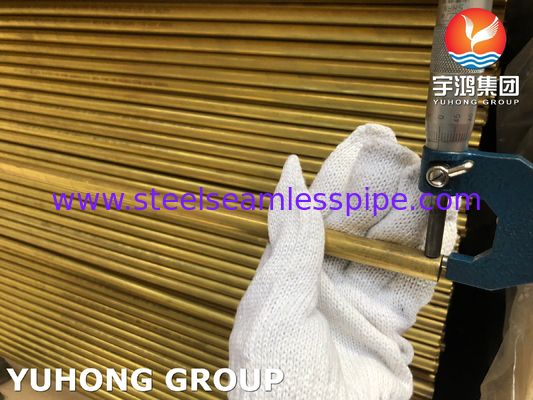 Copper Alloy Seamless Tube ASTM B111 C70600 C71500 C68700  C71640   Air cooler Radiator Application