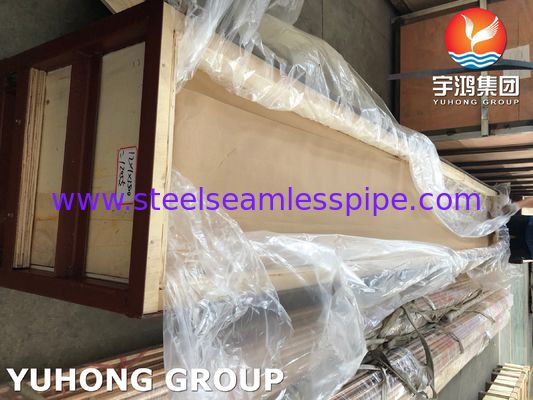Copper Alloy Seamless Tube ASTM B111 C70600 C71500 C68700  C71640   Air cooler Radiator Application