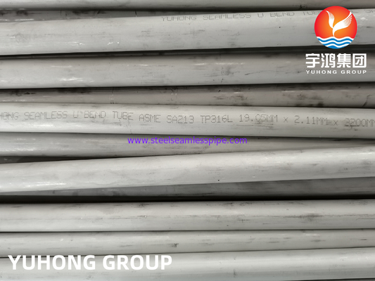 Heat Exchanger Tube Stainless Steel Seamless/Welded  Tube ,Pickled / Bright Annealed  A213 TP304L