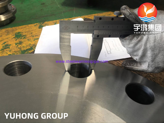 ASTM A182 F22 1.7380 Alloy Steel Forged Flange Blind RF Face ANSI B16.5