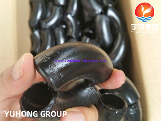 Black Oil Surface Carbon Steel Seamless fittings ASTM A234 WP9 WP11,Elbow,Tee,Cap ,Black Painting for Oil and Gas