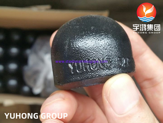 Black Oil Surface Carbon Steel Seamless fittings ASTM A234 WP9 WP11,Elbow,Tee,Cap ,Black Painting for Oil and Gas