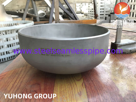 ASTM A815 S32750 / SAF 2507 Cap, Super Duplex Butt Weld Pipe Fitting For Offshore Oil And Gas Platforms