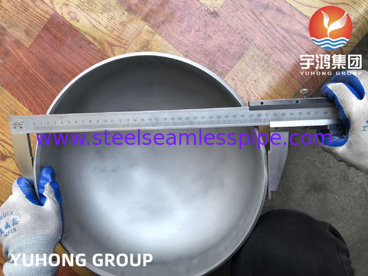 ASTM A815 S32750 / SAF 2507 Cap, Super Duplex Butt Weld Pipe Fitting For Offshore Oil And Gas Platforms