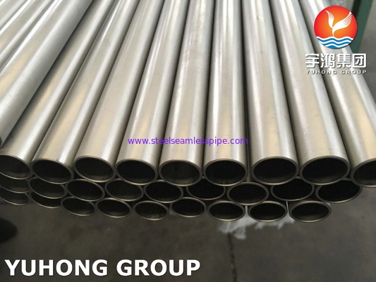 ASTM B338 Gr7 Seamless and Welded Titanium Alloy Tubes for Condenser Heat Exchanger