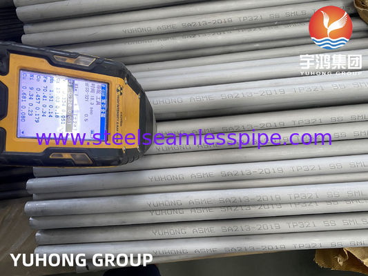 Heat Exchanger  Tube Stainless Steel Seamless Tube  A213 TP304/304L / TP316L  TP310S TP316Ti TP321/321H  TP347  TP317 100% ET / HT / UT