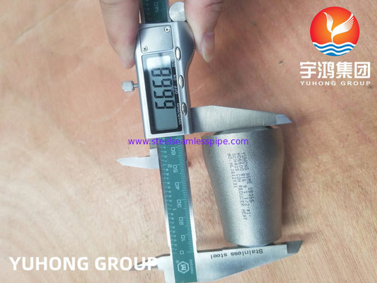 ASTM B366 Alloy 600  Concentric Reducer Stainless Steel Pipe Fitting B16.9 Heat Exchanger