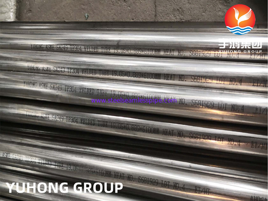 Stainless Steel Welded Tubes ASTM A249 TP316L Boiler Heat Exchanger Condenser