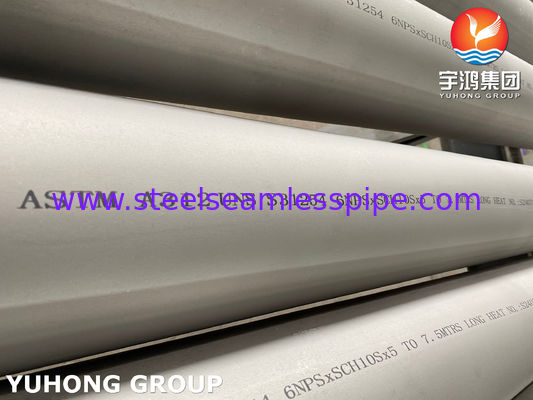 254 SMO Stainless Steel Seamless Pipe ASTM A312 UNS S31254 for Heat Exchanger and Chemical Industry