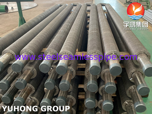 Carbon Steel HFW U Fin Tube  ASTM A106 Gr.B Heating Equipment Wear Resistance