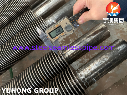 ASTM A106 Gr.B Carbon Steel HFW Fin Tubes High Frequency Welded Finned Tube