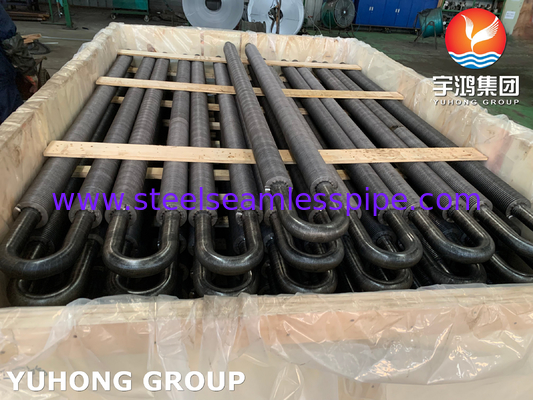 Carbon Steel HFW U Fin Tube  ASTM A106 Gr.B Heating Equipment Wear Resistance