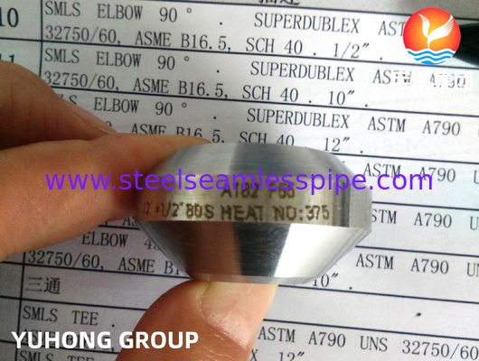 A182 F55 / S32760 Weldolet Super Duplex Forged Fitting, MSS SP-97 Branch Connection For Desalination Plants