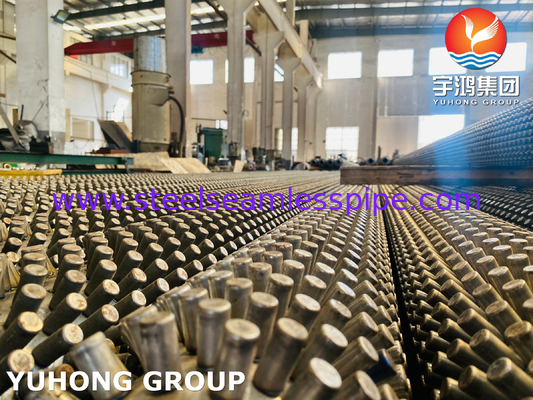 ASTM A213 T9 Carbon Steel Studded tube Heat Exchanger Tube NDT Available