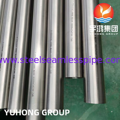 Titanium Alloy Seamless Pipes  ASTM B861 Grade 2 Heat Exchangers  Food Chemical Oil