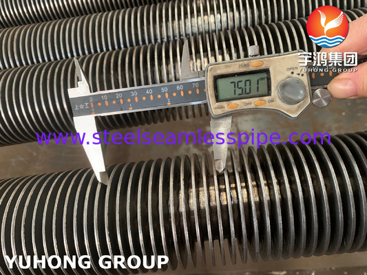 U Bend Fin Tube , ASTM A106 Gr. B High Frequency Welded Fin Tube For Heat Exchangers