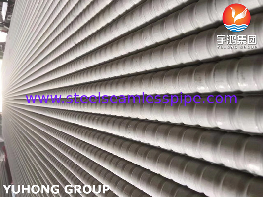 TP304, TP304L Stainless Steel Corrugated Fin Tubes For Heat Exchangers